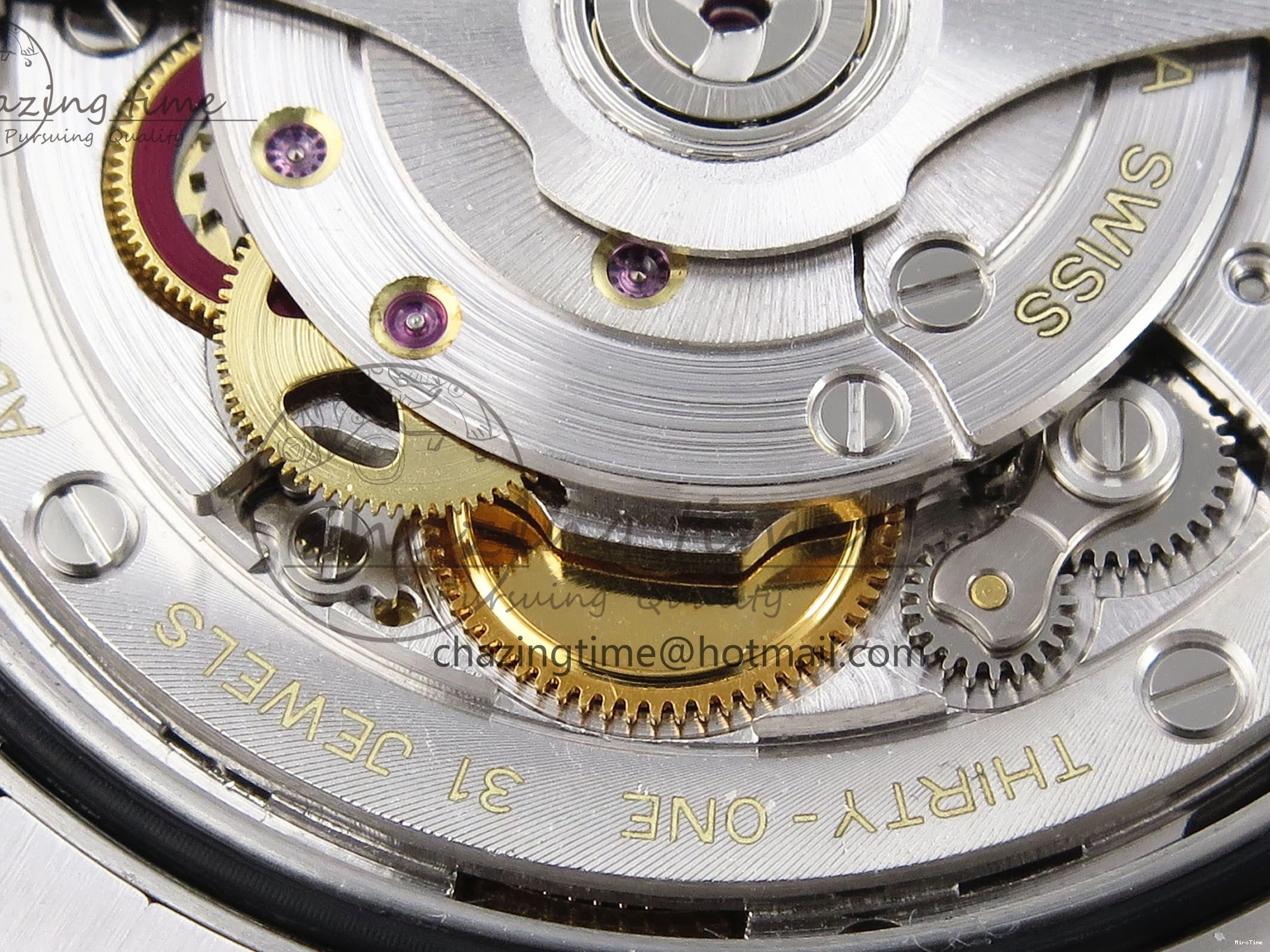 MiroTime 0424 FastDry DateJust 36 126234 Clean 1:1 Best Edition 904L Steel Blue Textured Diamonds Dial on Jubilee Bracelet VR 1967